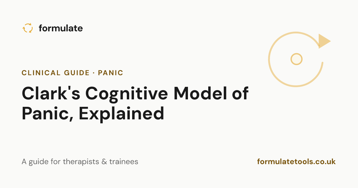 Clark's Cognitive Model of Panic, Explained